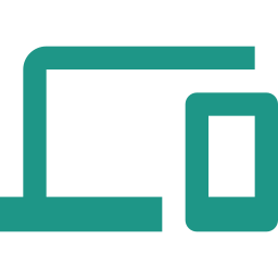Laptop and phone icon
